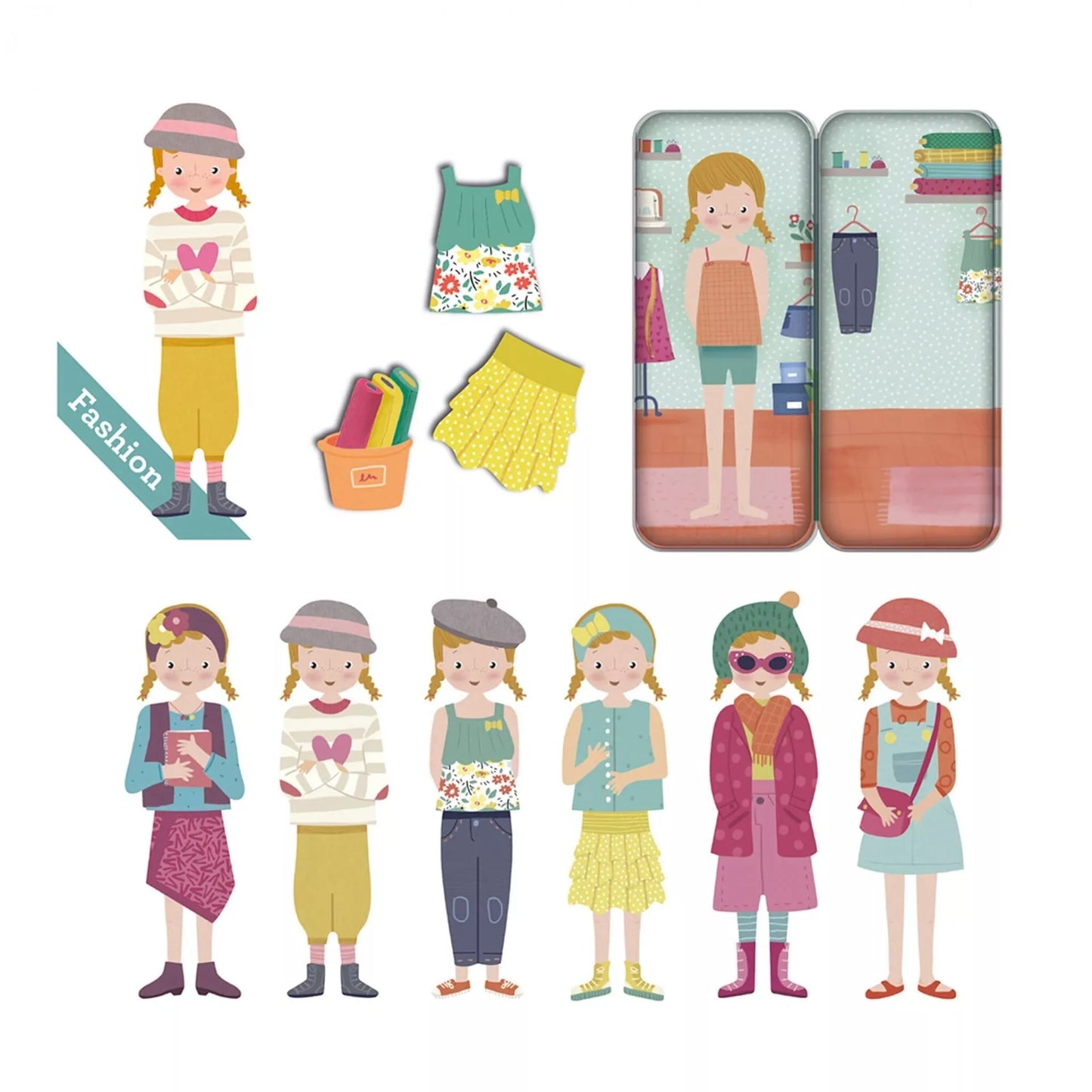 Apli Kids magnetinis žaidimas „Mada“