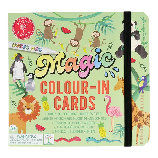 Kortelių rinkinys su vandeniniu markeriu DŽIUNGLĖS