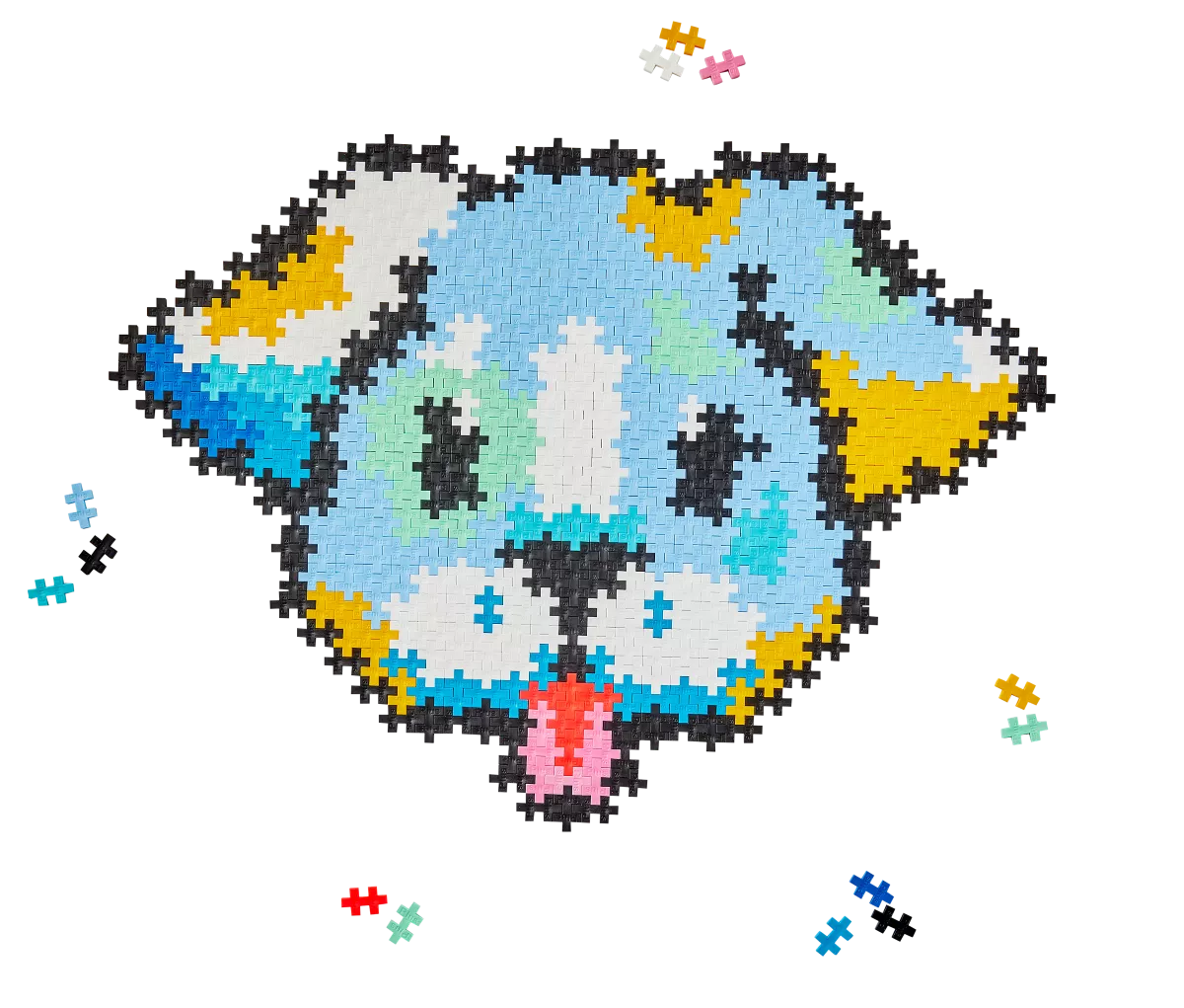 Plus Plus dėlionė pagal skaičius, ŠUNIUKAS, 500 det.