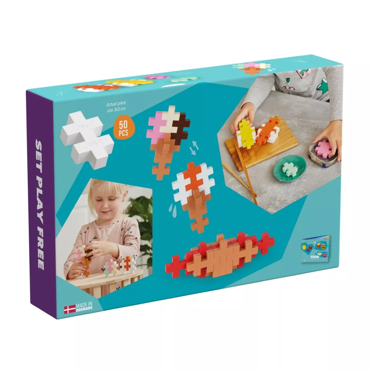 Plus Plus konstruktorius DIDELĖS, Maistas