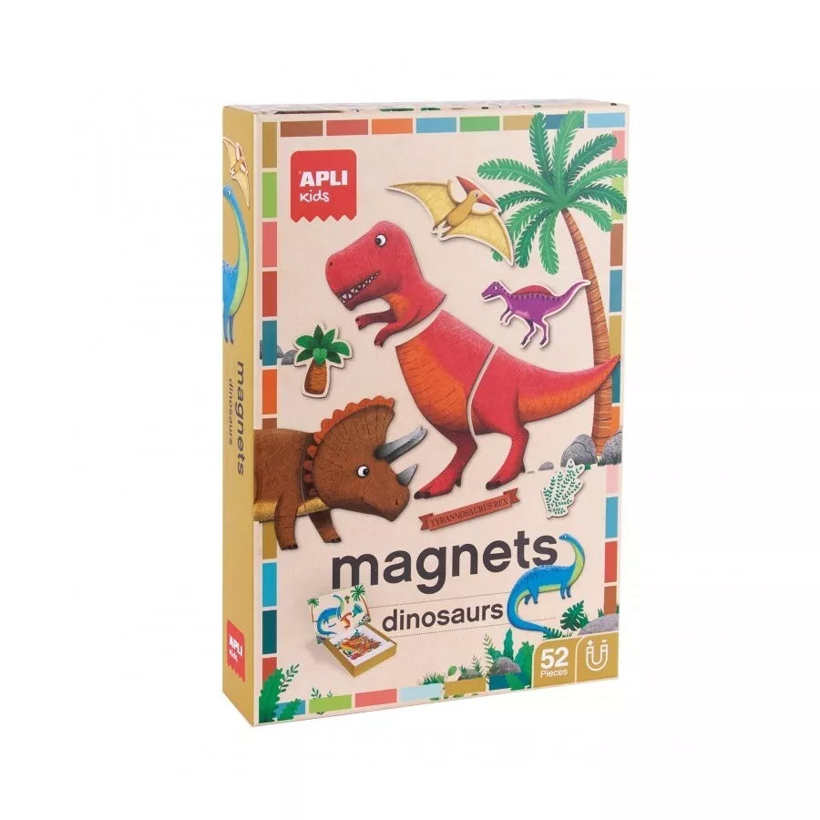 Apli Kids magnetinis žaidimas-dėlionė „Dinozaurai“