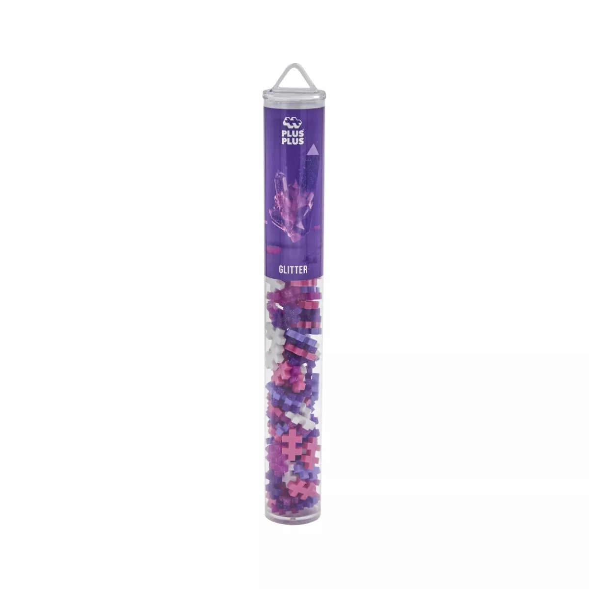 Plus Plus konstruktorius, blizgančių spalvų, 100 det.