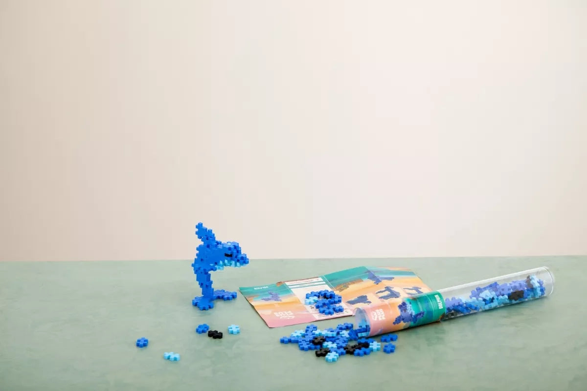 Plus Plus konstruktorius, Spalvotas Delfinas, 100 det.