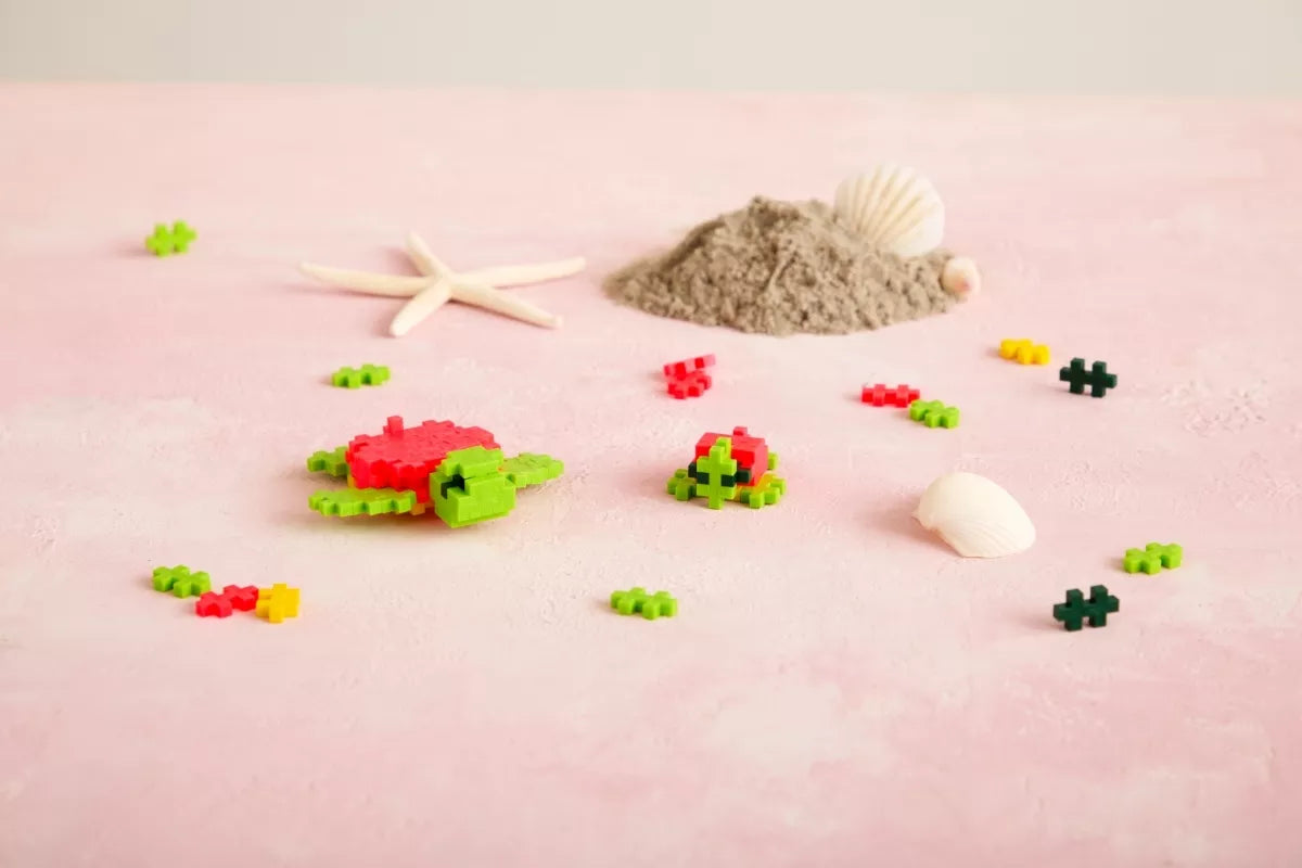 Plus Plus konstruktorius, Spalvotas Jūrų Vėžlys, 100 det.