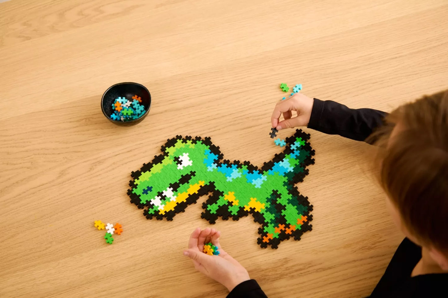 Plus Plus dėlionė pagal skaičius, T-REX, 250 det.