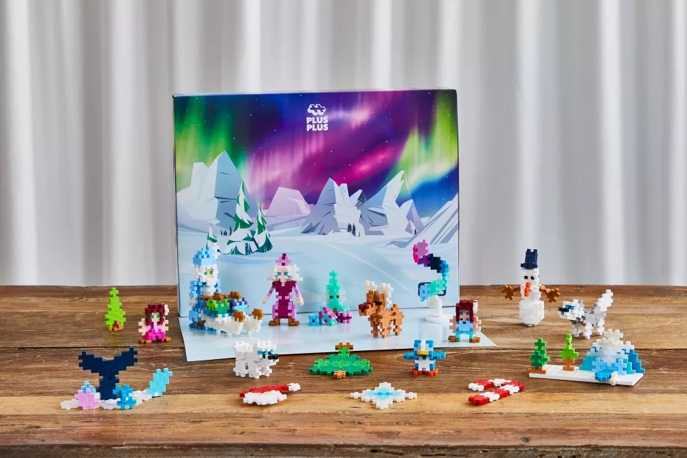 Plus Plus konstruktorius, Advento kalendorius, Kalėdų Senelio nuotykiai po Šiaurės pašvaiste