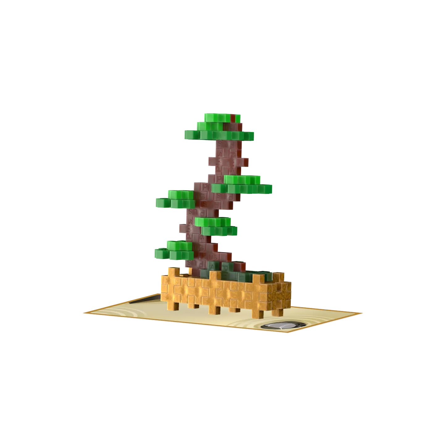 Plus Plus konstruktorius AUGALAI - žaliasis bonsas