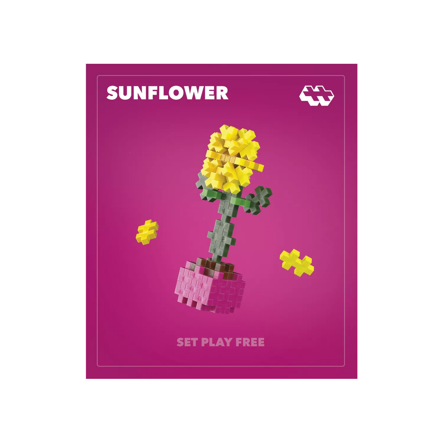 Plus Plus konstruktorius AUGALAI - saulėgrąža