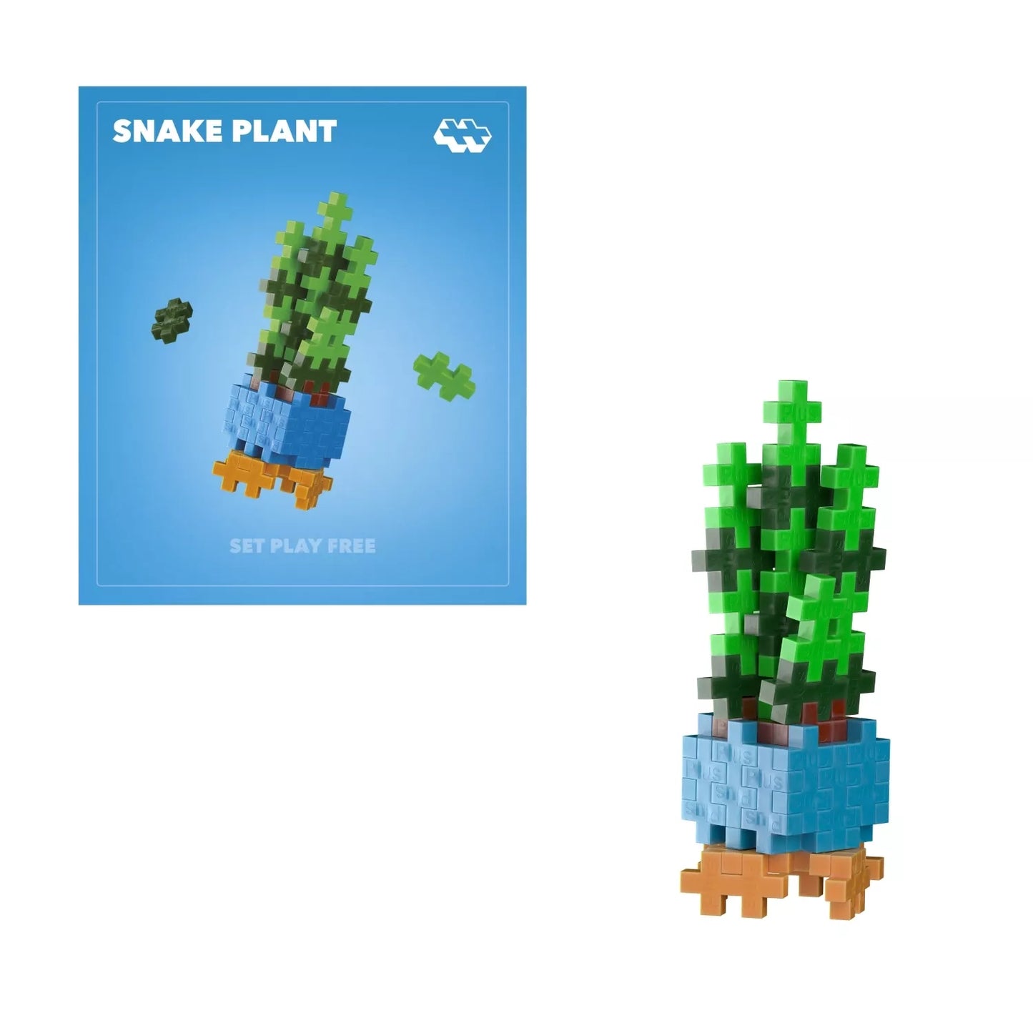 Plus Plus konstruktorius AUGALAI - trijuostė sansevjera