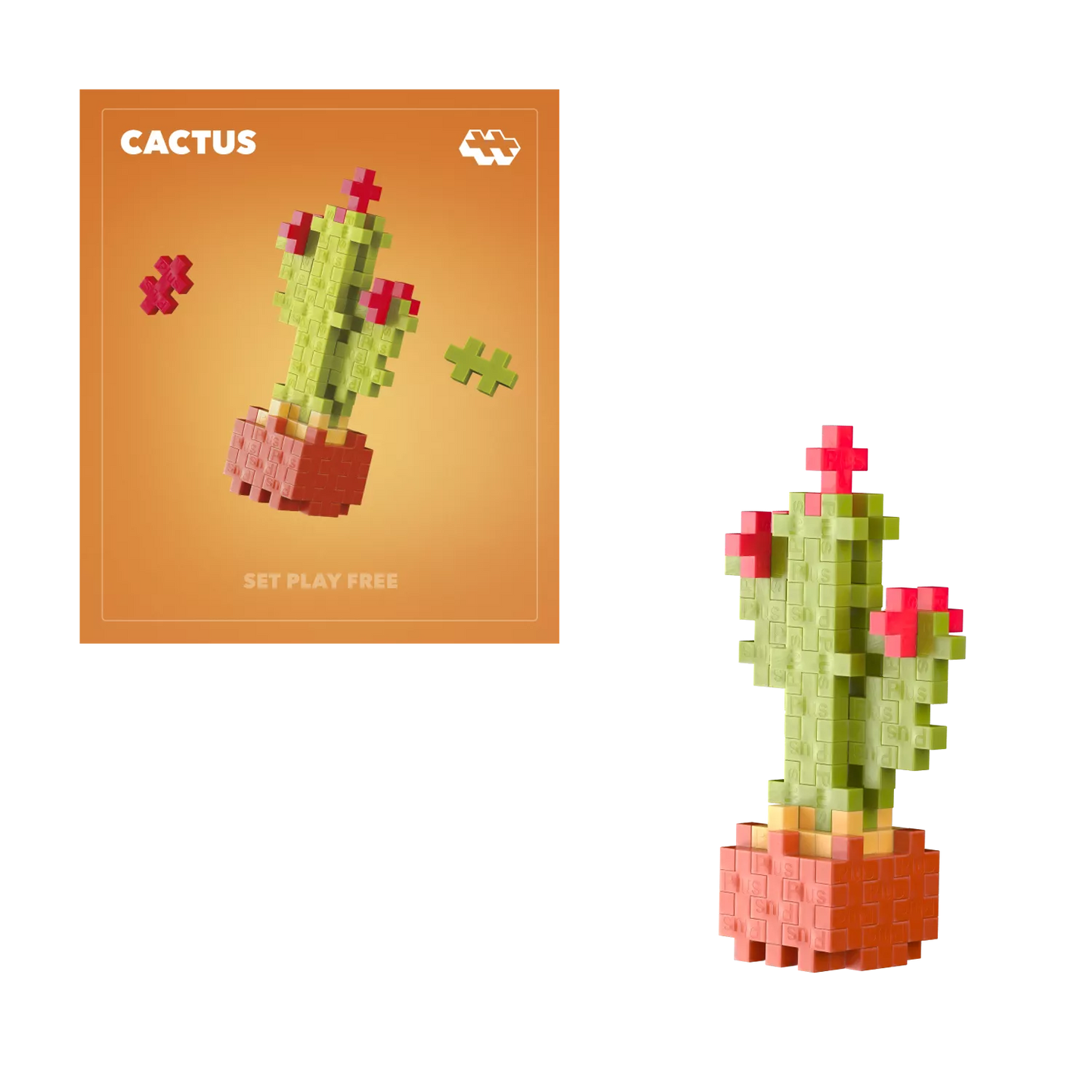 Plus Plus konstruktorius AUGALAI - kaktusas