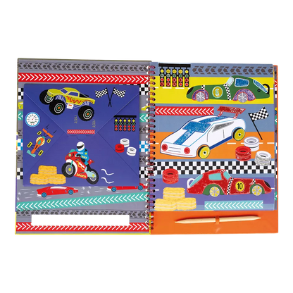 Žaidimas blizgink su folija, Mašinos