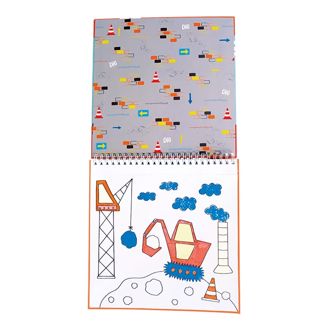 Spalvinimo rinkinys su stebuklingais flomasteriais, Statybos