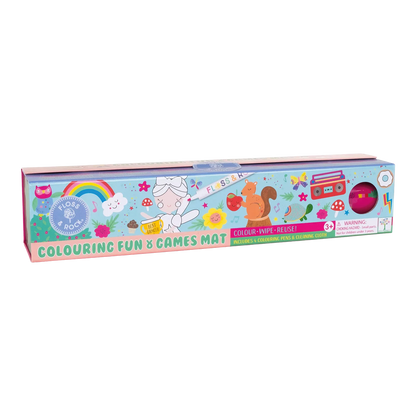 Daugkartinis spalvinimo ir užduočių kilimėlis, Vaivorykštės fėja