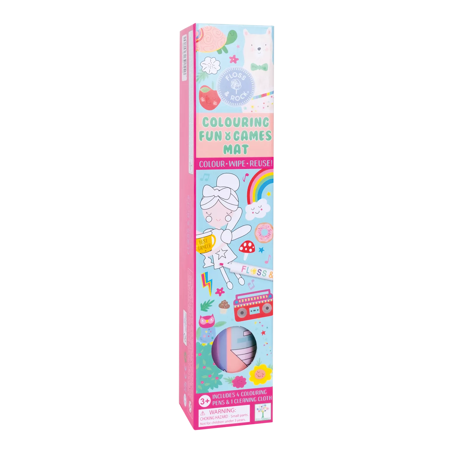 Daugkartinis spalvinimo ir užduočių kilimėlis, Vaivorykštės fėja