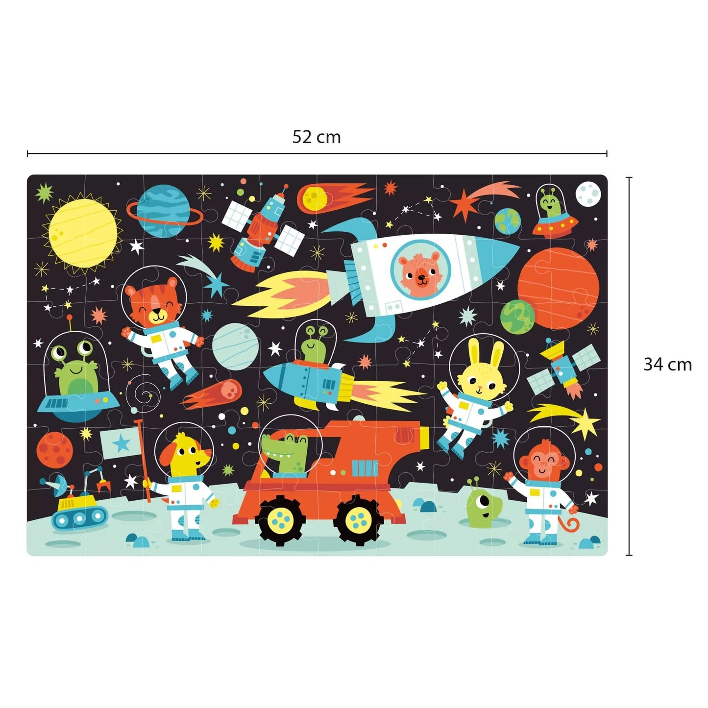 Tamsoje šviečianti dėlionė „Dark Space”