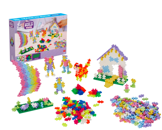 Plus Plus PRADŽIAMOKSLIS, pastelinių-neoninių spalvų