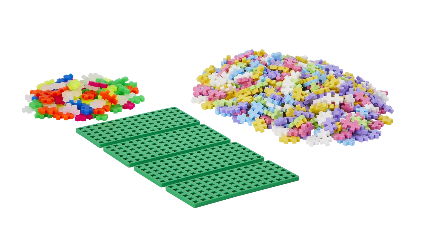 Plus Plus PRADŽIAMOKSLIS, pastelinių-neoninių spalvų