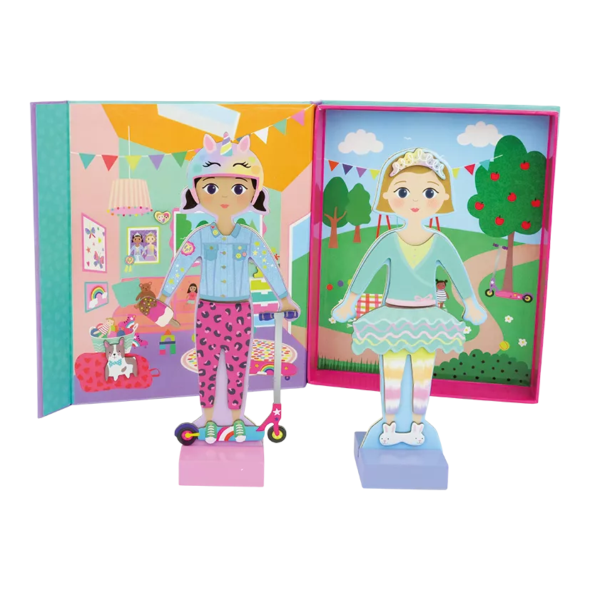 Magnetinis žaidimas aprenk lėlytes, Geriausios draugės