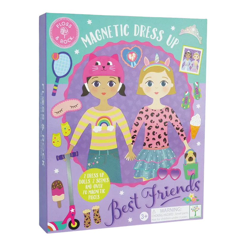 Magnetinis žaidimas aprenk lėlytes, Geriausios draugės