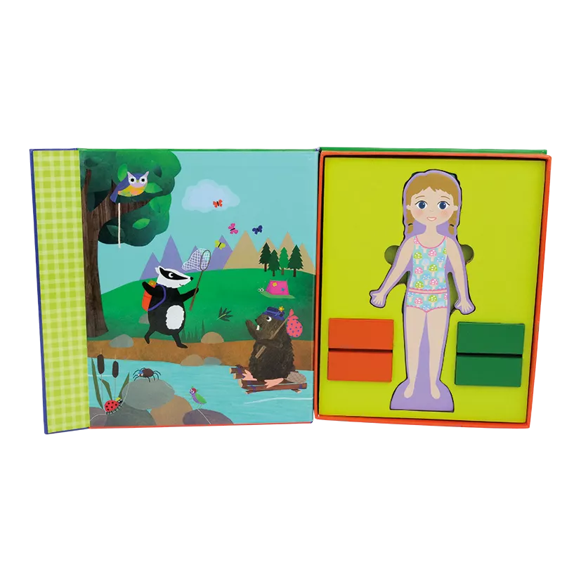 Magnetinis žaidimas aprenk lėlytes, Draugų nuotykis