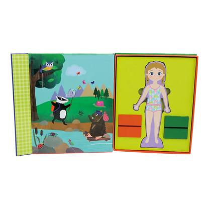 Magnetinis žaidimas aprenk lėlytes, Draugų nuotykis