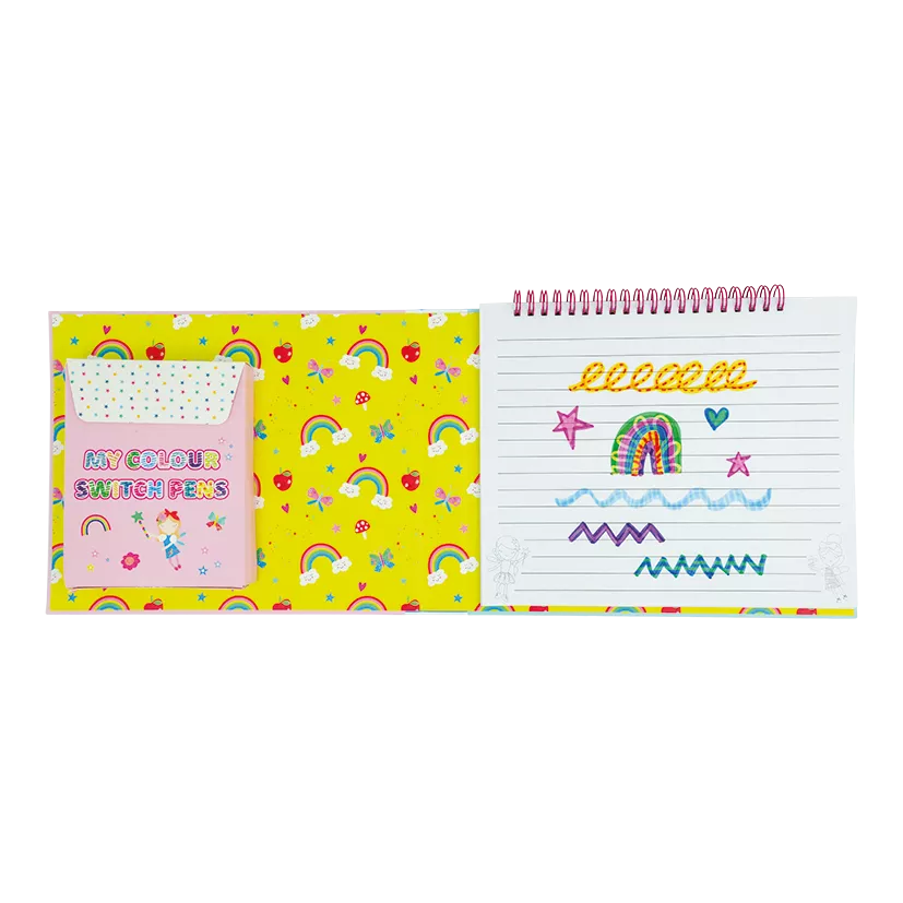 Spalvinimo knygelė su magiškais flomasteriais, Vaivorykštės fėja