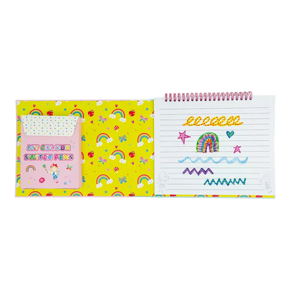 Spalvinimo knygelė su magiškais flomasteriais, Vaivorykštės fėja