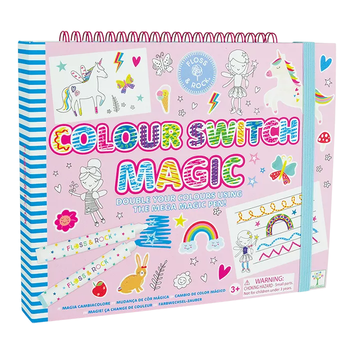 Spalvinimo knygelė su magiškais flomasteriais, Vaivorykštės fėja