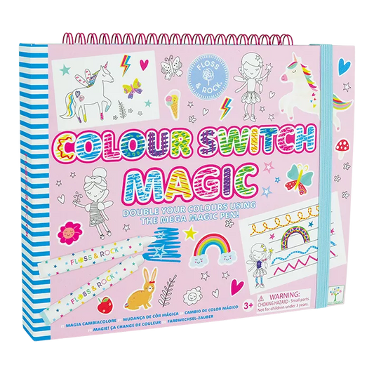 Spalvinimo knygelė su magiškais flomasteriais, Vaivorykštės fėja