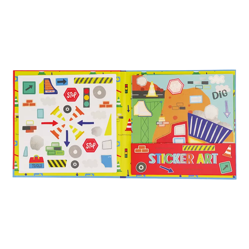 Knygelė su kvepiančiais lipdukais, Statybos