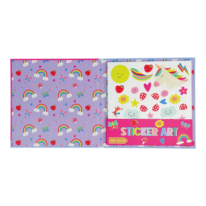 Knygelė su kvepiančiais lipdukais, Vaivorykštės fėja