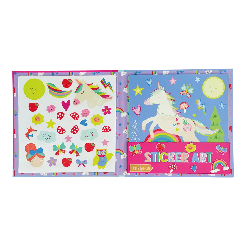 Knygelė su kvepiančiais lipdukais, Vaivorykštės fėja