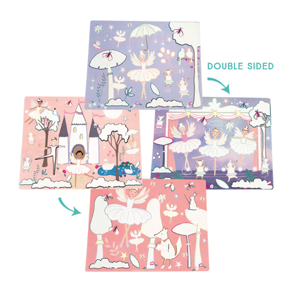 Vandeniu spalvinami padėkliukai, Užburtoji