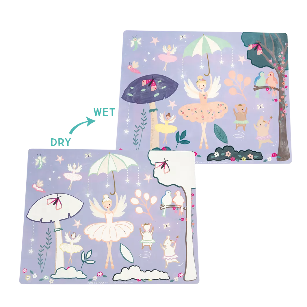 Vandeniu spalvinami padėkliukai, Užburtoji