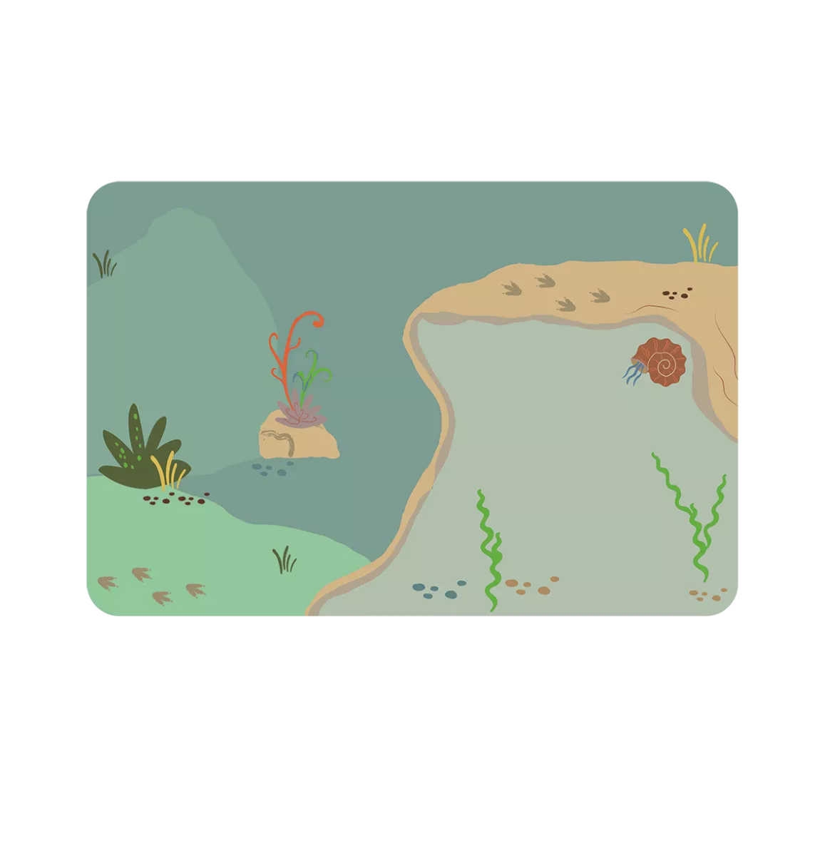 Magnetinis žaidimas ir piešimo rinkinys, Dinozaurai