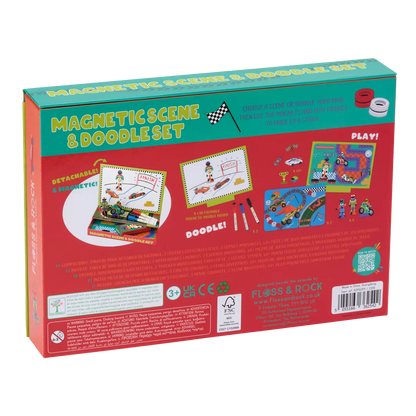 Magnetinis žaidimas ir piešimo rinkinys, Mašinos