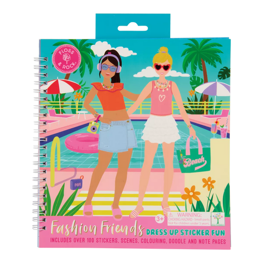 Knygelė su 100 lipdukų Dress up, prie baseino