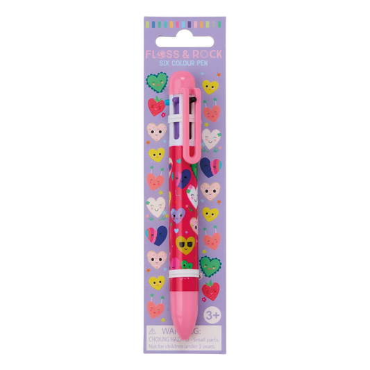 6 spalvų rašiklis, Širdelė