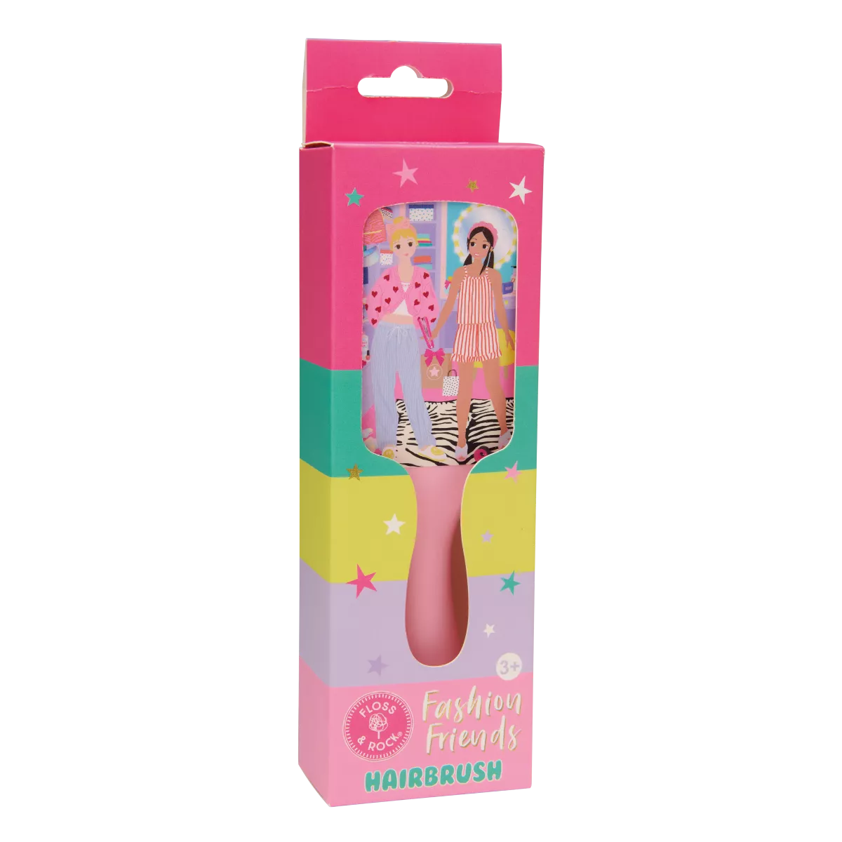 Plaukų šepetys, šviesiai rožinis