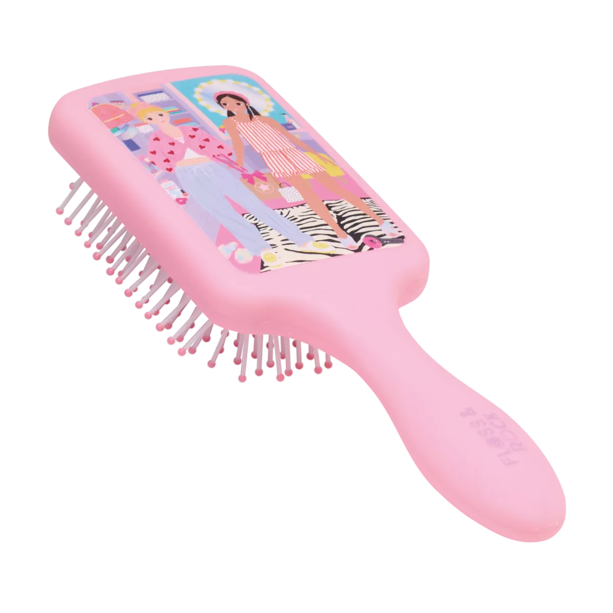 Plaukų šepetys, šviesiai rožinis