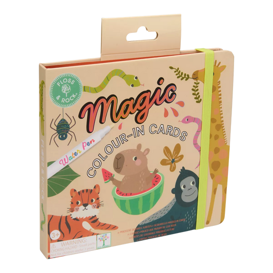 Kortelių rinkinys su vandeniniu markeriu DŽIUNGLĖS