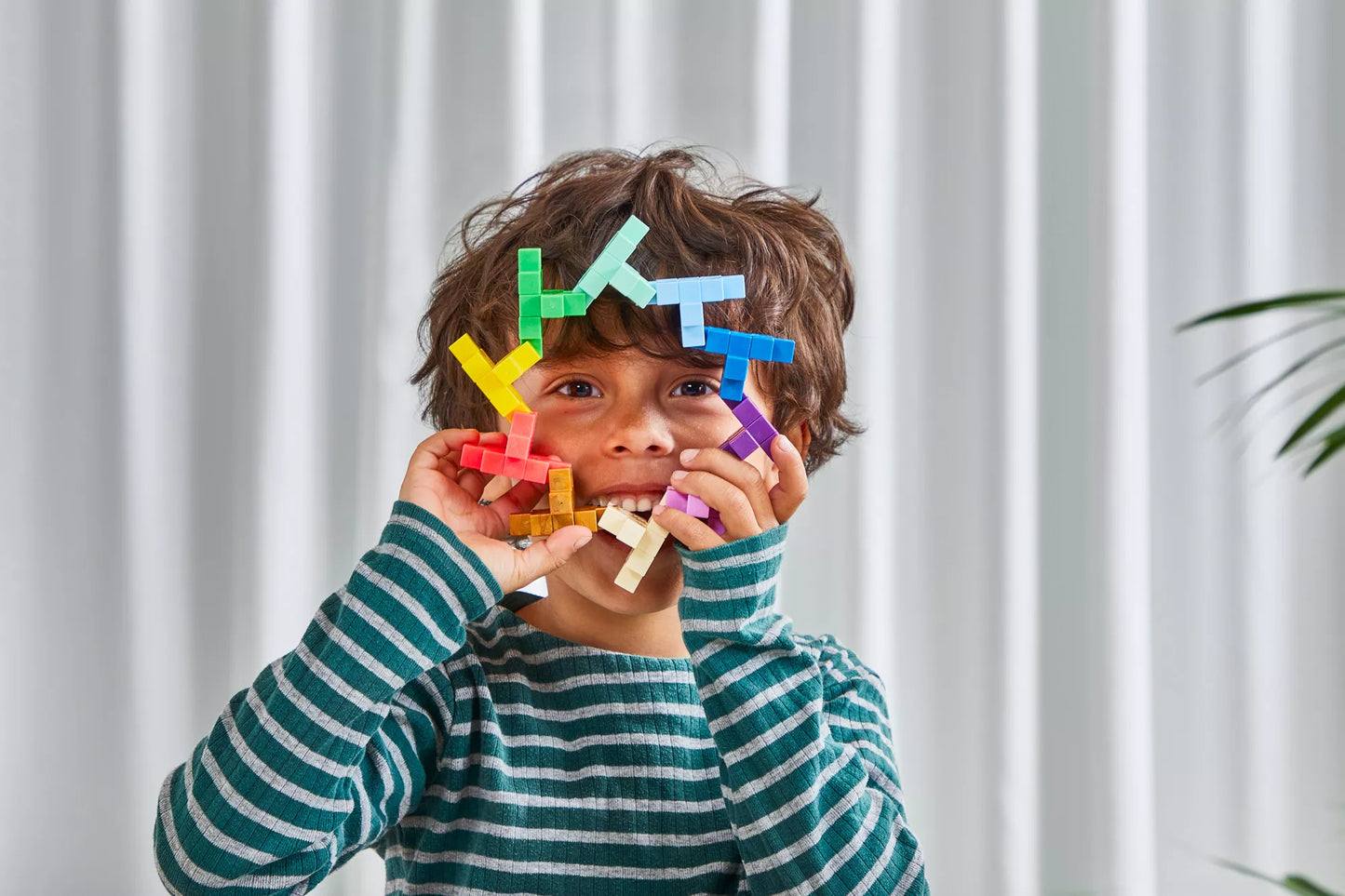 Plus Plus konstruktorius SPALVOS, DIDELĖS detalės, 60 det.