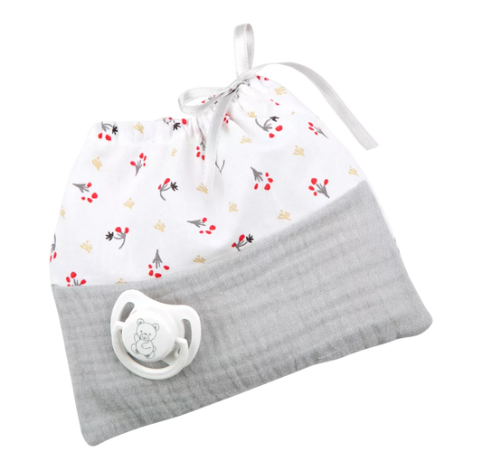 Arias lėlė kūdikėlis su pilka kepuryte, 30 cm