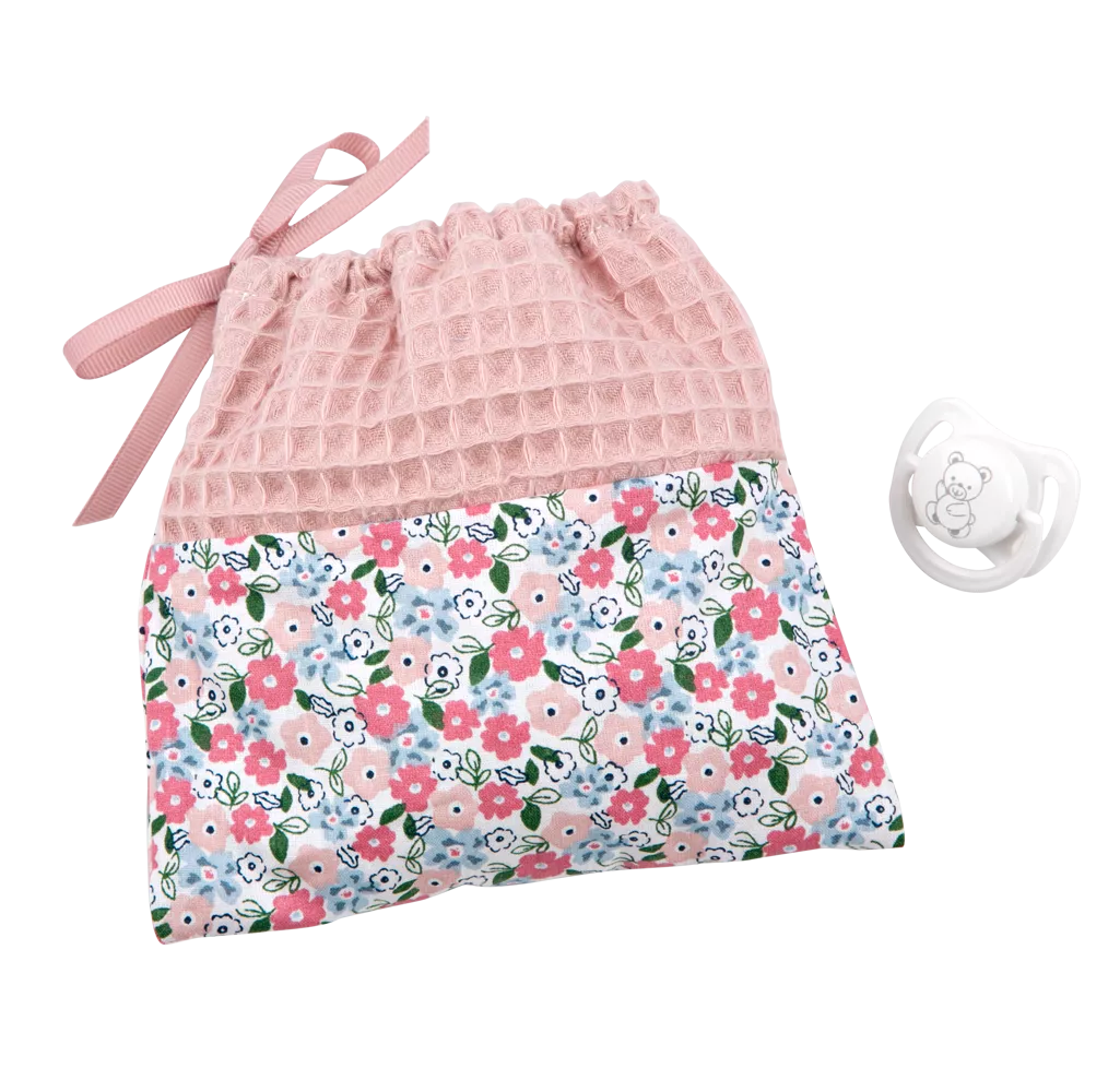 Arias kūdikėlis su rožine kepuryte, 30 cm