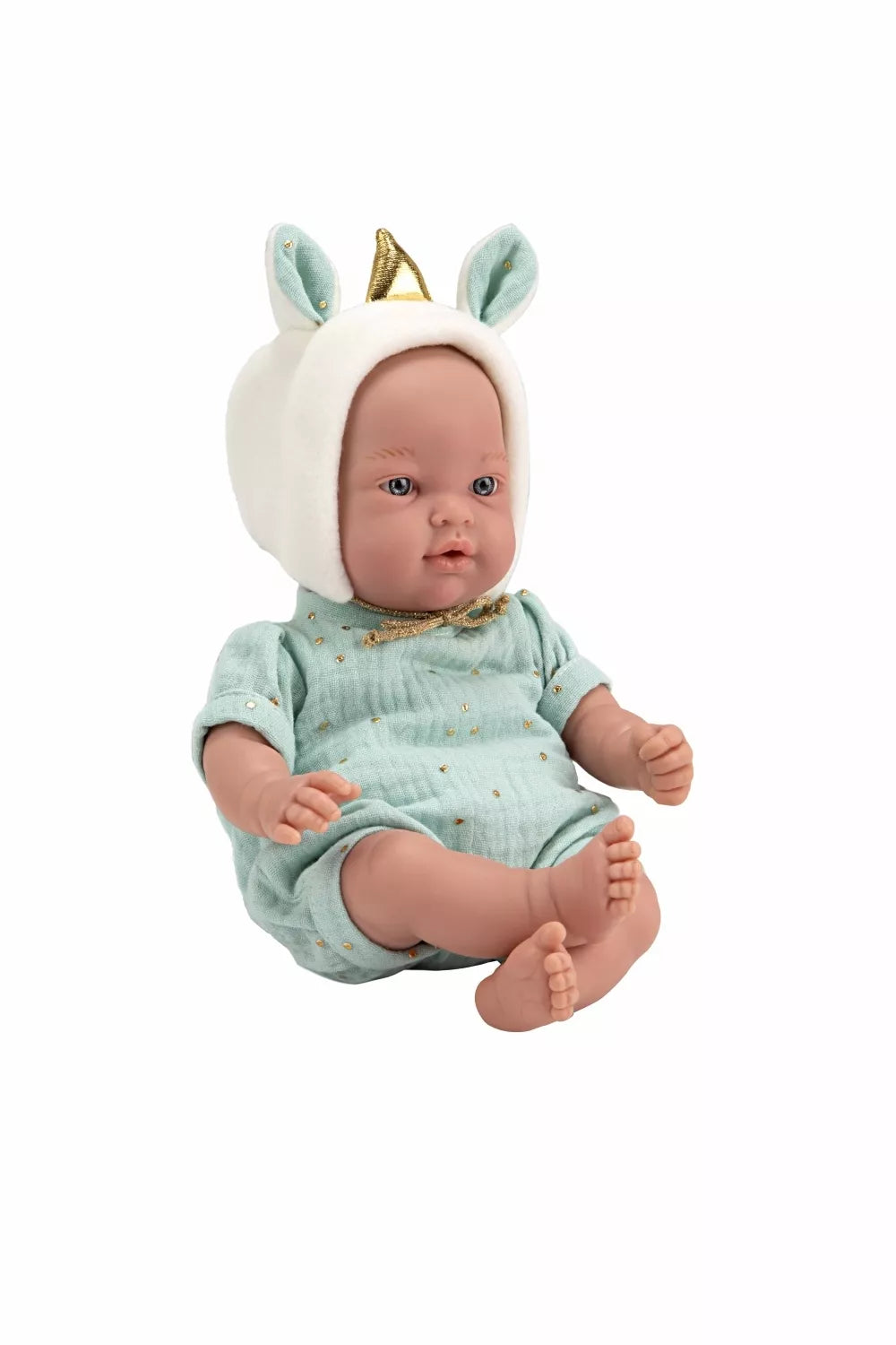 Arias kūdikėlis su vienaragio kepuryte, 28 cm