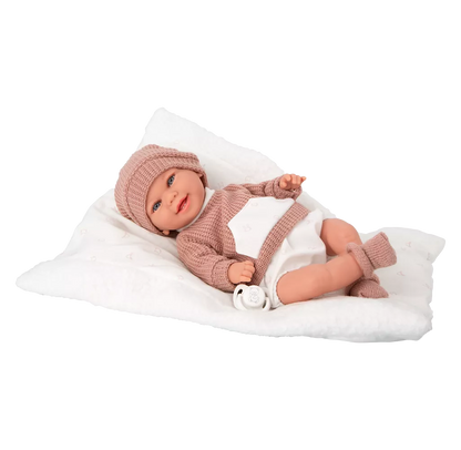 Arias kūdikėlis su megztuku, 35 cm