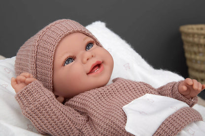 Arias kūdikėlis su megztuku, 35 cm