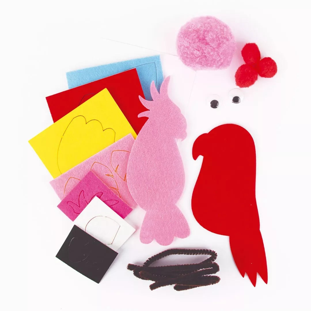 Kūrybinis rinkinys – Veltinio papūgos