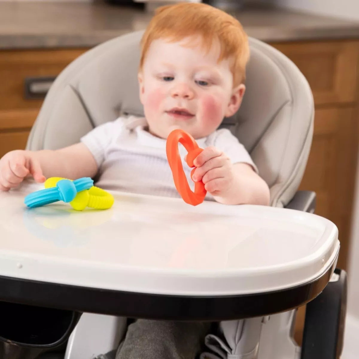 Fat Brain Toys sensoriniai žiedai „Plip Grips“