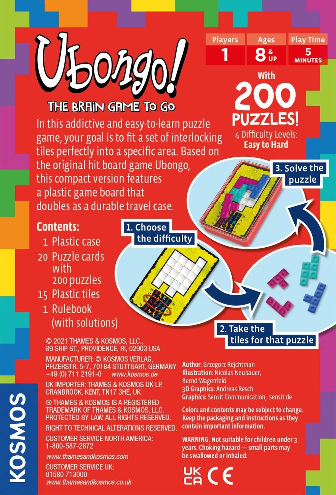 Stalo žaidimas „Ubongo: The Brain to Go“